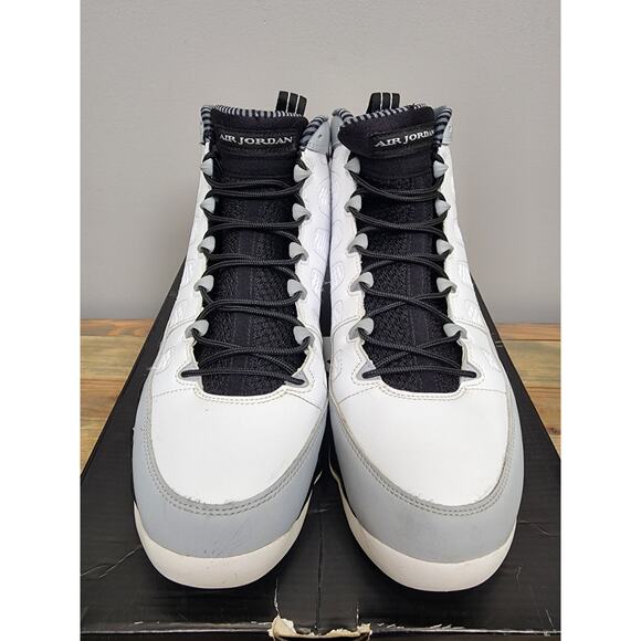 Nike Air Jordan 9 Retro Barons 2014 Men’s Size 11 White Black 302370-106 main image 12
